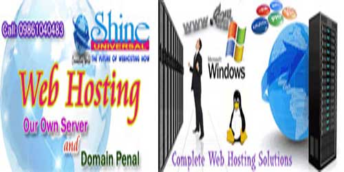 Shine Universal Web hosting